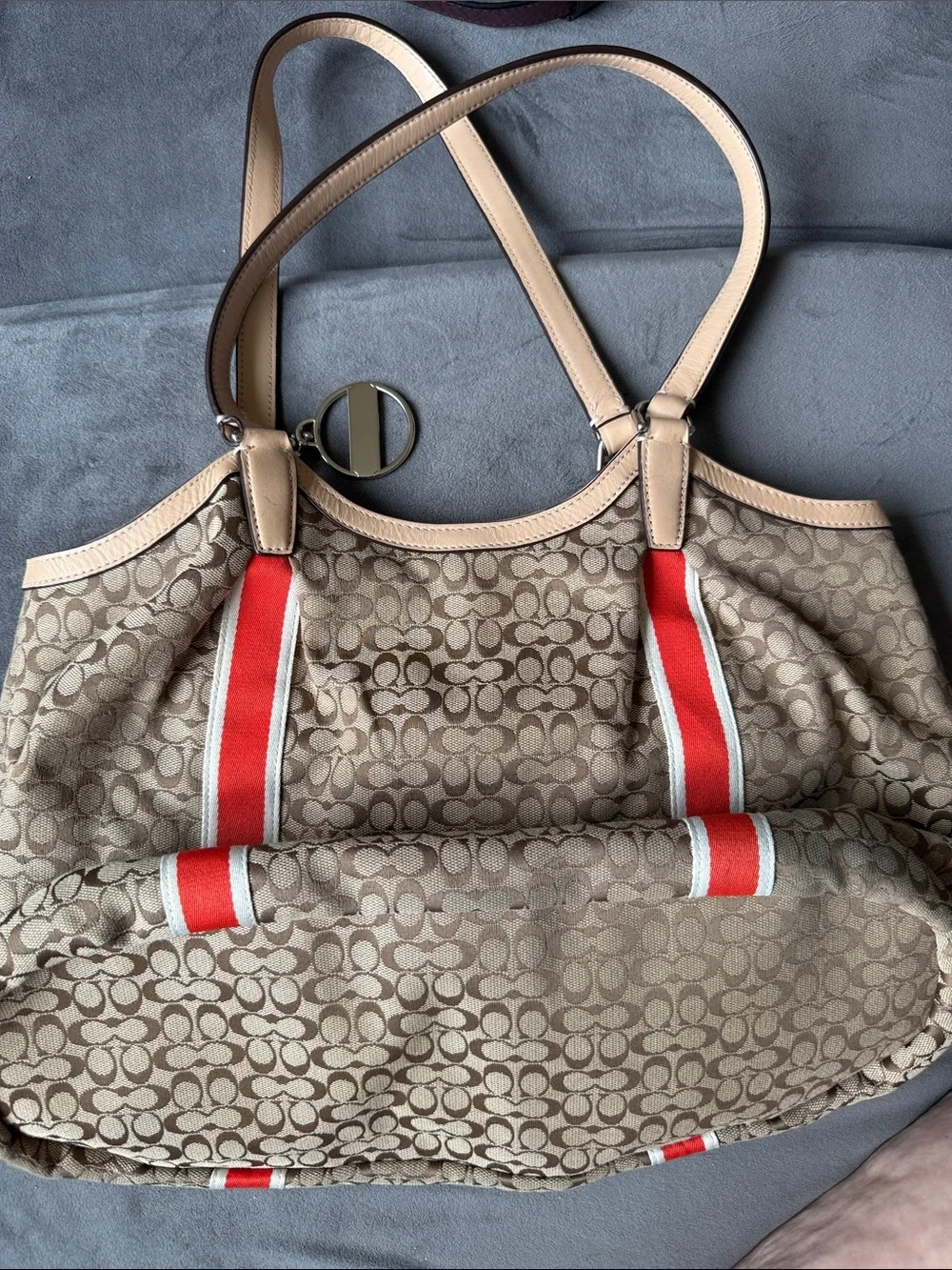 Coach shoulder tote